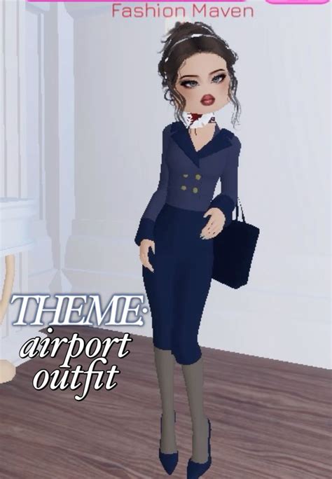 Dress To Impress Outfit Idea Airport Outfit Theme Dresstoimpress In