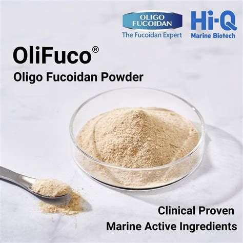 Olifuco Oligo Fucoidan Powder Hi Q Marine Biotech International Ltd