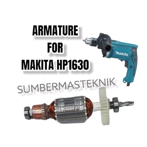 Jual ARMATURE MAKITA HP1630 ANGKER ROTOR MESIN BOR BETON MAKITA HP 1630