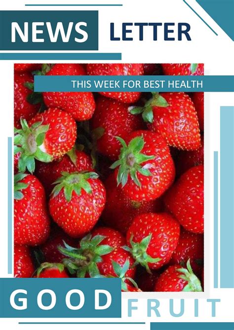 WORD Of Fresh Fruit Newsletter Docx WPS Free Templates