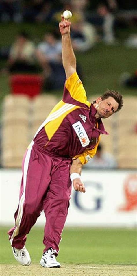 Michael Kasprowicz In Action Against South Australia Espncricinfo