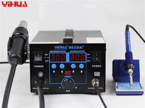 YIHUA 862DA 2 In 1 SMD Hot Air Rework Station With Soldering Iron