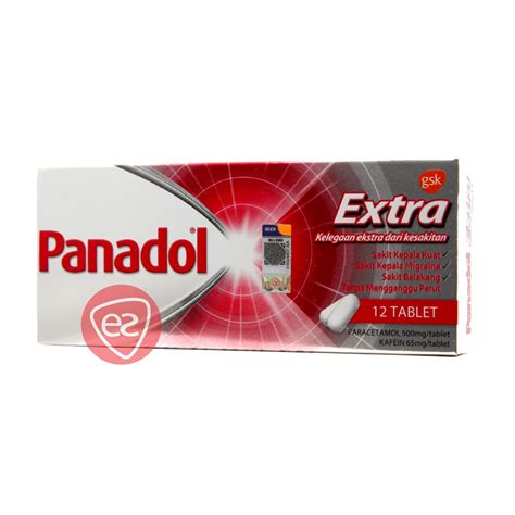 Panadol Extra Paracetamol Caffeine Caplet 12s Shopee Malaysia