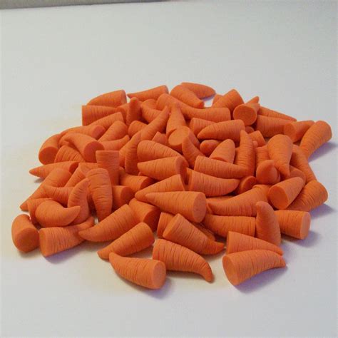 100 Bent Or Straight 1 Carrot Noses For Snowmen Glue On Etsy