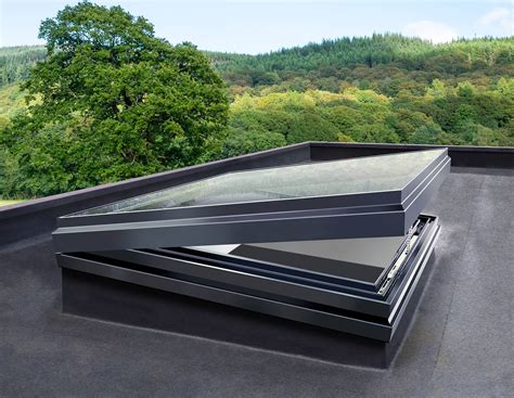 Kestrel Aluminium Opening Flat Rooflight System Aluminium Rooflight