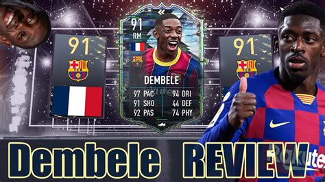 Fr Review Ousmane Dembele 91 SBC Flashback Fifa 21 Video Avis