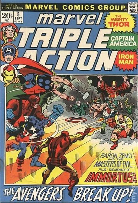 Marvel Triple Action 1972 Comic Books