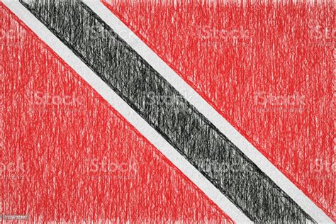 Trinidad And Tobago Painted Flag Stock Illustration Download Image Now Backgrounds Banner