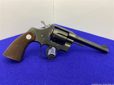 Sold 1966 Colt Official Police 38 Special Blue Classic Double Action