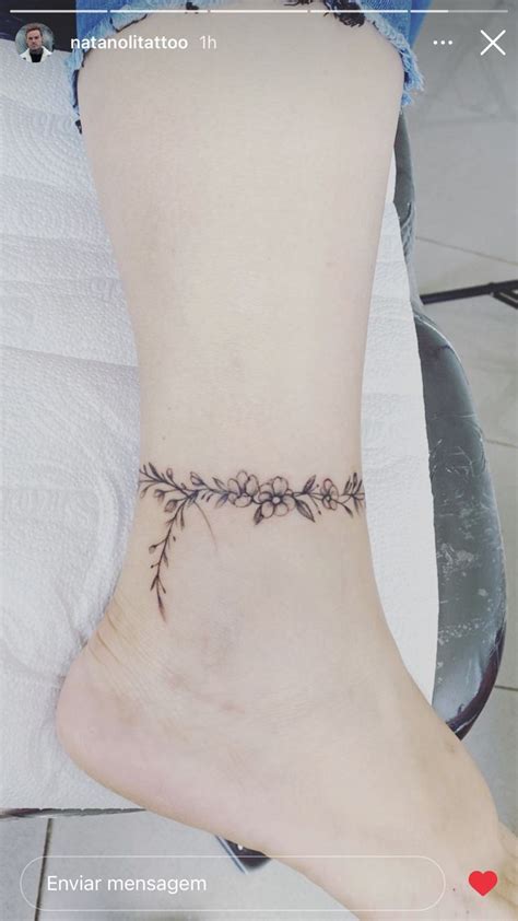 Daisy Chain Tattoo Ankle Ankle Band Tattoo Wrist Bracelet Tattoo