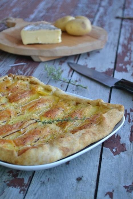 Tarte Fine Au Saint Nectaire Quand Nad Cuisine