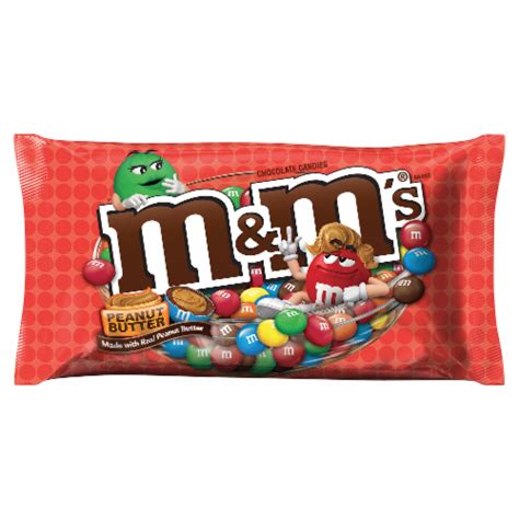 Mandms Peanut Butter Chocolate Candy Bag 102 Oz Bag Kroger