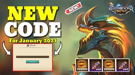 New Summoners Era Code For January Summoners Era Codes