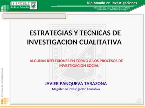 Ppt Metodos Y Tecnicas En La Investigacion Cualitativa Pdfslidenet