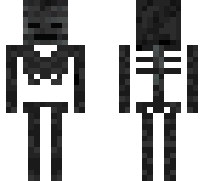 Wither Skeleton Transparency edit | Minecraft Skin