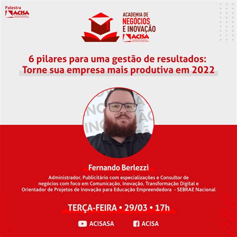 Acisa E Sebrae Promovem Nova Palestra Revista Unick