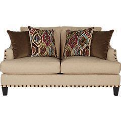 Living Room Sets Raymour Flanigan Cindy Crawford Home Taupe Loveseat