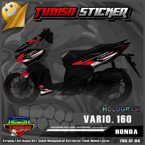 Sticker Striping VARIO 160 Stiker Striping Variasi VARIO 160 Desain