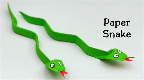 How To Make Easy Paper SNAKE For Kids / Nursery Craft Ideas / Paper ...