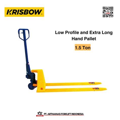 Krisbow Hand Pallet 15 Ton Pt Arthamas Forklift Indonesia