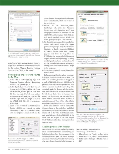 Mapas An Dip Y Dips Direccion En Arcgis Pdf