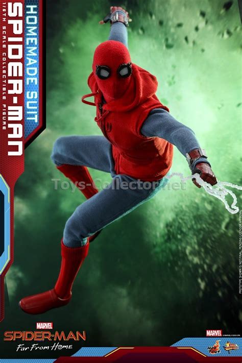 Hot Toys Mms Spider Man Far From Home Spider Man Homemade Suit Version Ku
