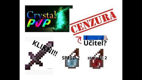 šel jsem si zahrát crystal pvp minecraftu a tohle se stalo YouTube