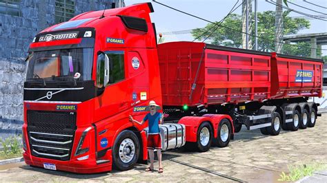 VOLVO FH 540 NA CAÇAMBA BIPARTIDA DA D GRANEL PEDIU PRIMEIRA NA SERRA