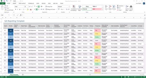 Software Test Plan Template Excel