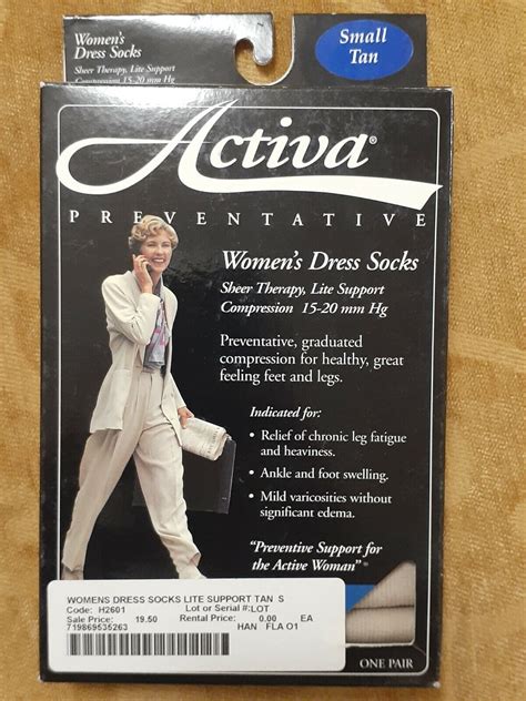 Activa Women S Dress Compression Socks 15 20 Mmhg Sheer Therapy Lite Support Ebay