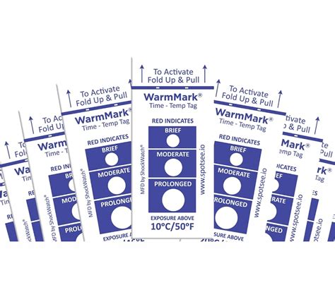 Warmmark Short Run Temperature Indicator Wm 2577 8 10pk2