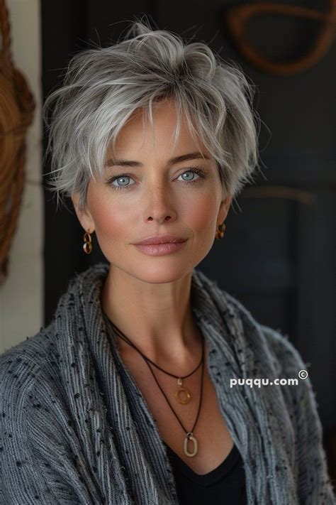 Stunning Pixie Haircuts To Rock Your Gray Hair Artofit