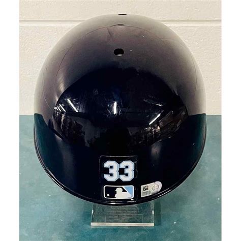 Team Issued Devil Rays Helmet Matt Quatraro Tampa Bay Rays