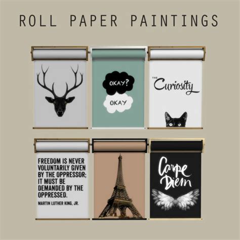 Roll Paper Paintings Leosims New