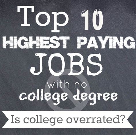 Top 10 Highest Paying Jobs Without A College Degree