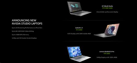 New GeForce RTX Gaming And Studio Laptop Models Now Available Over