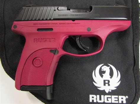 Ruger Lc9s 3 2 Raspberry Frame 9mm 3249 For Sale