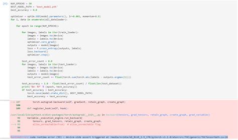 RuntimeError Cuda Runtime Error 59 Device Side Assert Triggered At