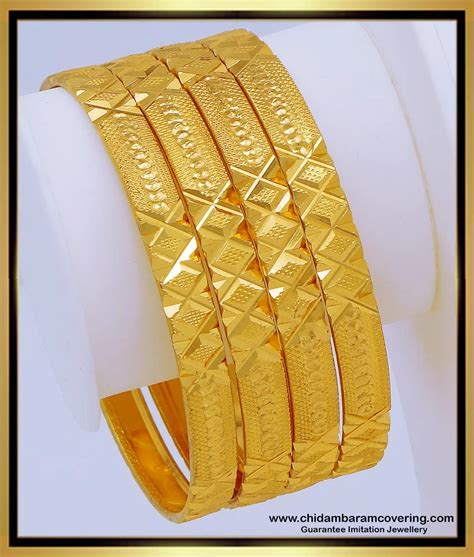 Buy Simple Light Weight Regular Use Gold Bangles Design For Women