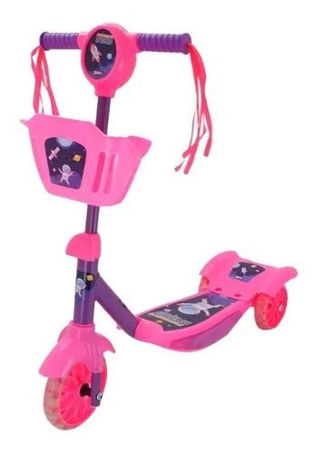 Monopat N Diablo De Pie Patinete Patinete Infantil Menino Menina Rosa