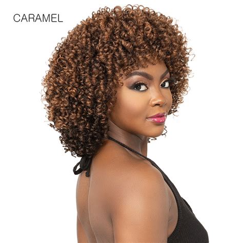 Janet Collection Natural Curly Synthetic Hair Wig Afro Glyn