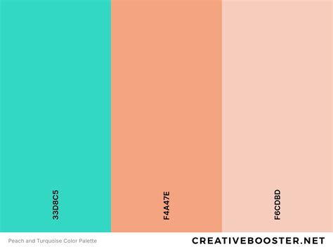 25 Best Colors That Go With Turquoise Color Palettes Creativebooster