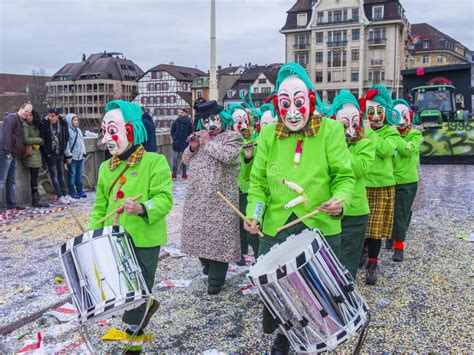 Carnaval 2017 De Basilea Imagen De Archivo Editorial Imagen De