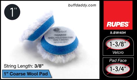 Rupes Wool Buffing Pads