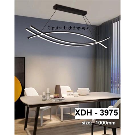 Jual Lampu Gantung Hias Minimalis Modern Meja Makan Xdh Bk Elegan