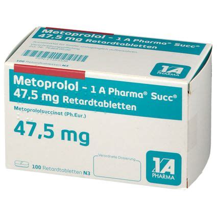 Metoprolol A Pharma Succ Mg St Mit Dem E Rezept Kaufen