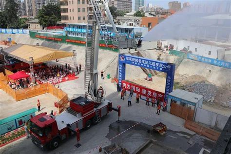 石狮市举办在建工地施工现场（消防）安全事故应急救援演练生产