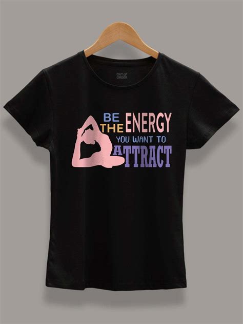 1buy Positive Energy T Shirtpremium Yoga T Shirts For Women By Out Of