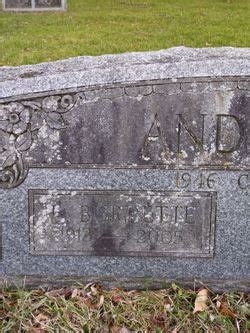 Leon Andy Burdette Anderson 1912 2005 Mémorial Find a Grave