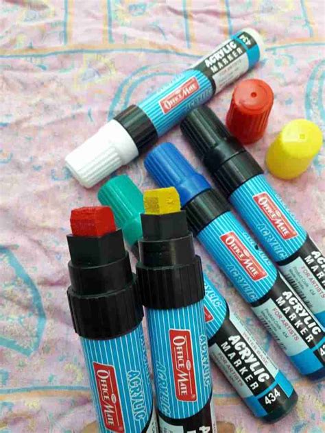 Jumbo Acrylic Marker Pack Of 6 Pcs Soni Office Mate